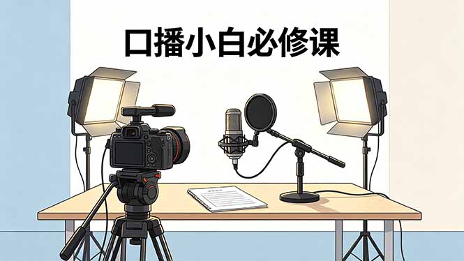 （18428期）口播小白必修课：录像收音灯光设备+脚本撰写，搭专业级录制场景_生财有道创业项目网