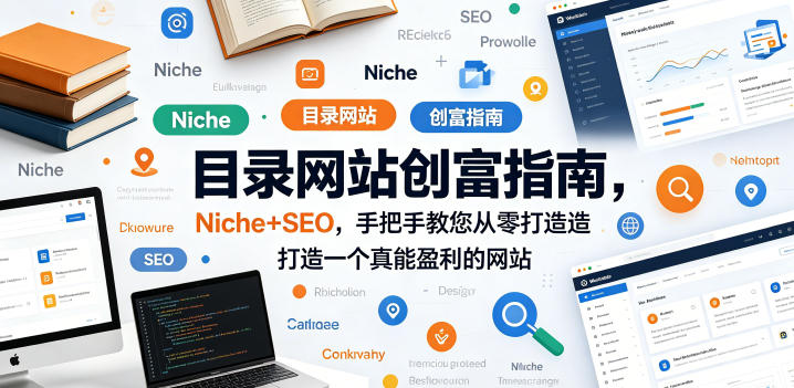 目录网站创富指南，Niche+SEO，手把手教您从零打造打造一个真能盈利的网站【原创双语字幕】——生财有道创业项目网