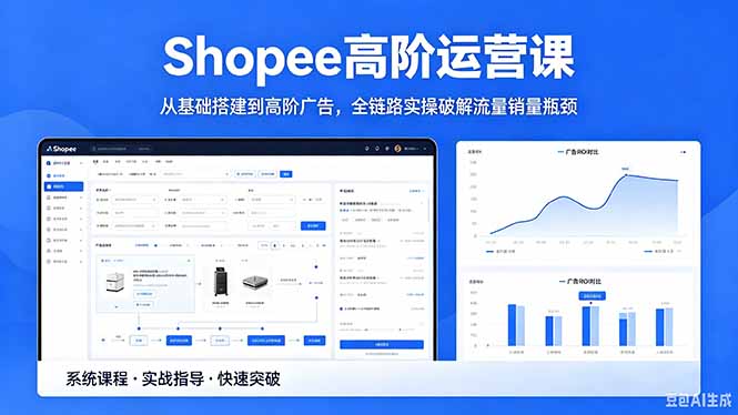 （18499期）Shopee高阶运营课-2026年5月更新，从基础搭建到高阶广告，全链路实操破解流量销量瓶颈_生财有道创业项目网