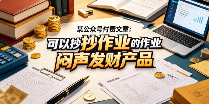 某公众号付费文章：可以抄作业的闷声发财产品——生财有道创业项目网