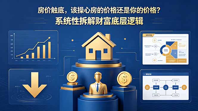 （18602期）付费文章：房价触底，该操心房的价格还是你的价格？系统性拆解财富底层逻辑_生财有道创业项目网