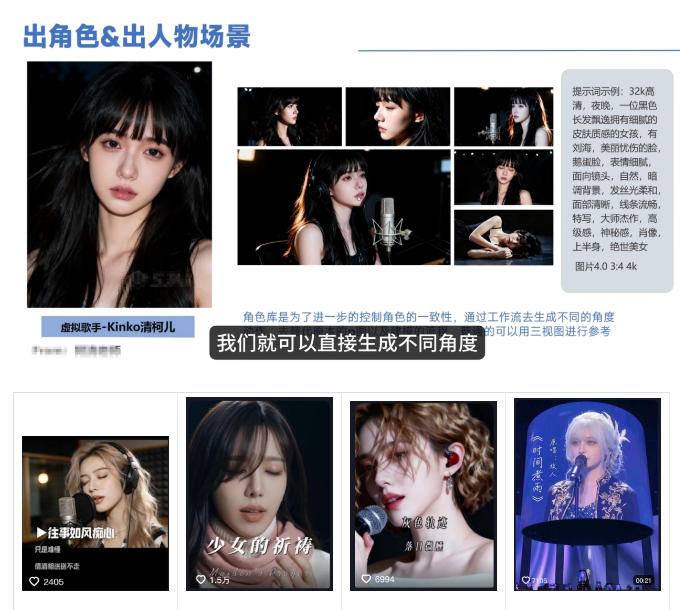 图片[2]-AI音乐MV全流程制作教程，从音乐生成到MV剪辑一站式搞定，打造属于自己的虚拟歌手——生财有道创业项目网-生财有道
