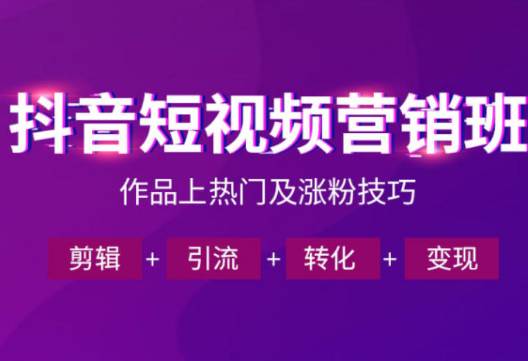 图片[1]-抖音短视频运营班，一门课学会作品上热门及涨粉技巧，引流转化剪辑变现（2026年5月）——生财有道创业项目网-生财有道