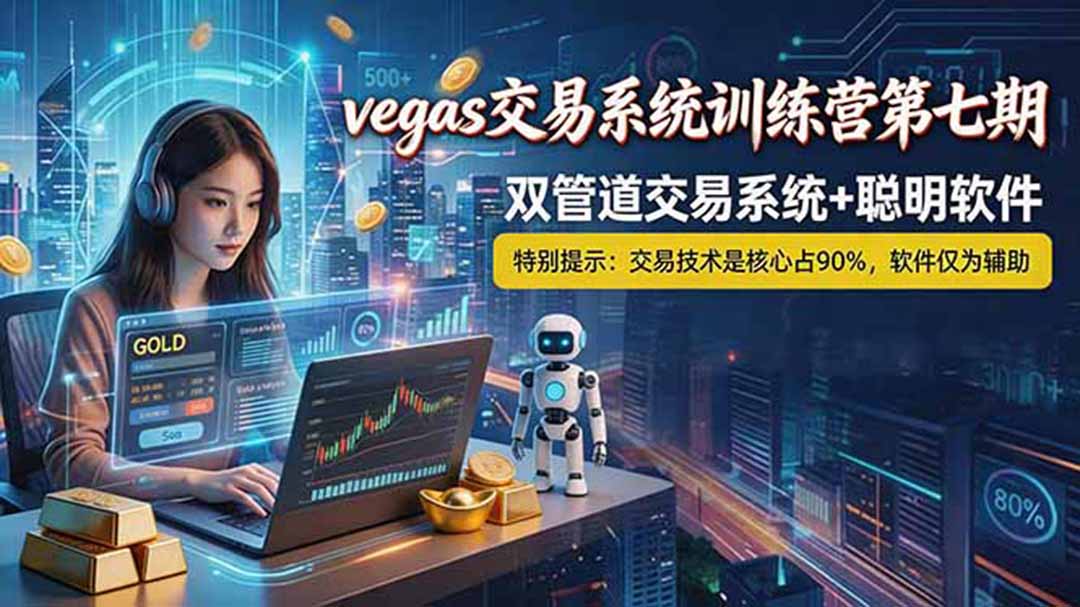 图片[1]-（18770期）【海外美金AI搬砖】Vegas交易技术+聪明软件， 黄金期货日赚50-1000U， 长期稳定，小白轻松上手_生财有道创业项目网-生财有道