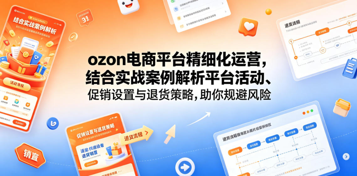 图片[1]-ozon电商平台精细化运营，结合实战案例解析平台活动、促销设置与退货策略，助你规避风险、提升销量——生财有道创业项目网-生财有道