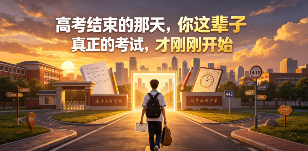 图片[1]-付费文章：高考结束的那天，你这辈子真正的考试，才刚刚开始——生财有道创业项目网-生财有道