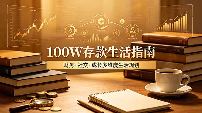 (19121期)付费文章:100W存款生活指南,如何从财务、社交、成长等维度规划自己的生活_生财有道创业项目网