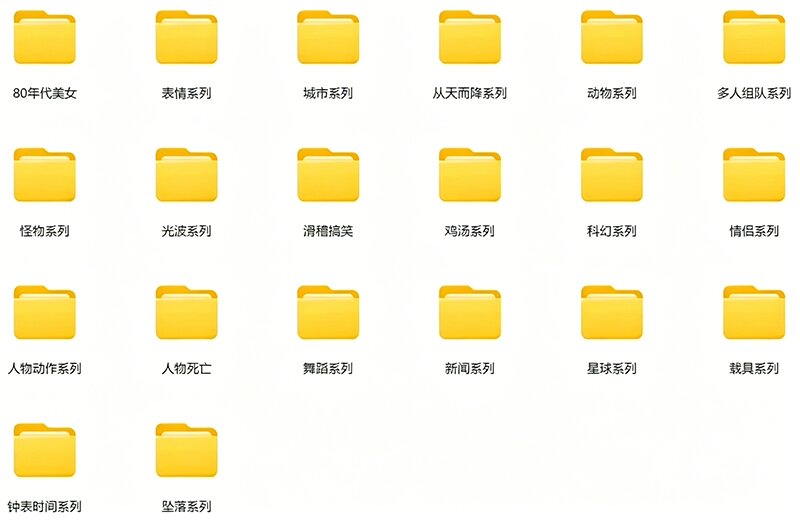 图片[4]-（19120期）【影视剪辑素材合集】15800+高清混剪卡点｜热门影视精彩片段｜人物/城市/场景全覆盖，中文分类清晰_生财有道创业项目网-生财有道