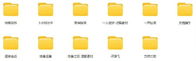 （19120期）【影视剪辑素材合集】15800+高清混剪卡点｜热门影视精彩片段｜人物/城市/场景全覆盖，中文分类清晰_生财有道创业项目网
