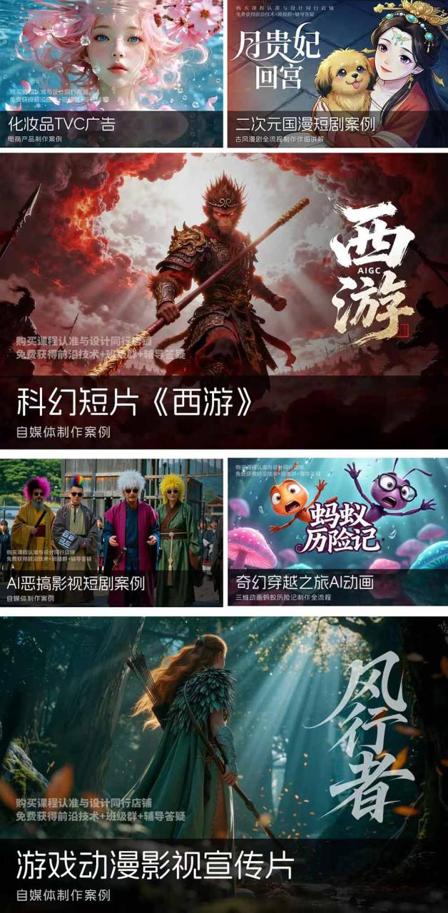 图片[3]-（19222期）2026ComfyUI高阶漫剧视频课2.0，云端本地双端部署，FLUX千问Wan2.2全模型工作流完整教学_生财有道创业项目网-生财有道