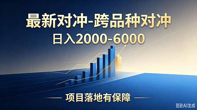 （18843期）跨品种对冲震撼首发！日收益2000-6000+，项目绿色长久，安全稳健，合规靠谱，可批量放大_生财有道创业项目网
