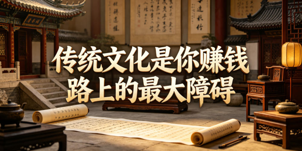 图片[1]-付费文章：传统文化是你賺钱路上的最大障碍——生财有道创业项目网-生财有道