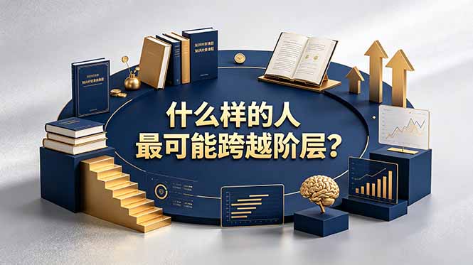 （19014期）付费文章：什么样的人最可能跨越阶层？具备这五种特质，普通人也能顺利跨越阶层_生财有道创业项目网