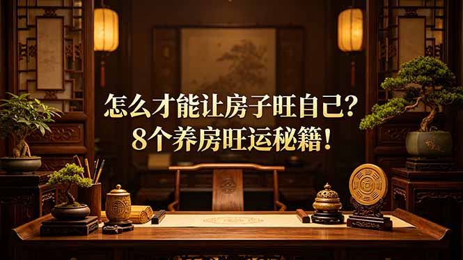 （19023期）付费文章：怎么才能让房子旺自己？8个养房旺运秘籍！_生财有道创业项目网