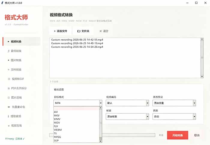 图片[3]-（19057期）Windows完全免费格式大师来了，音视频文档互转统统免费搞定！免费无广，离线使用格式大师_生财有道创业项目网-生财有道