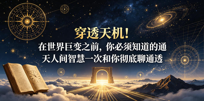 付费文章：穿透天机！在世界巨变之前，你必须知道的通天人间智慧一次和你彻底聊通透——生财有道创业项目网