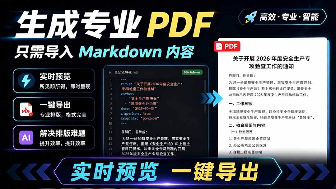 图片[1]-（19224期）只需导入 Markdown 内容，实时预览一键导出专业 PDF！轻松解决AI生成内容排版问题 Presto_生财有道创业项目网-生财有道