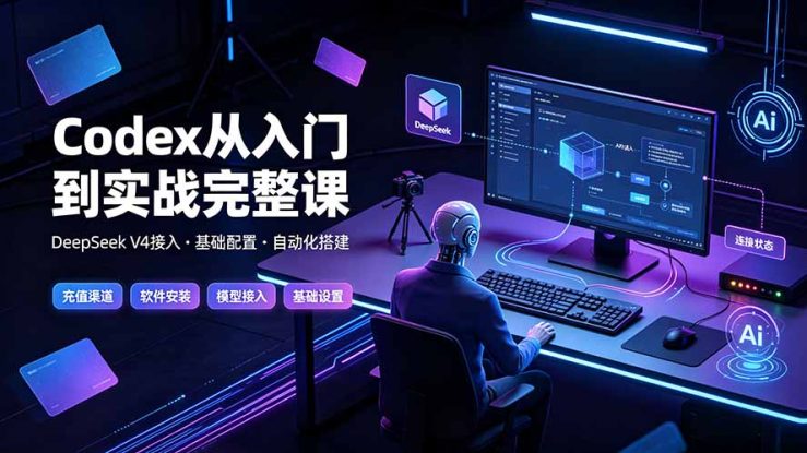 （19257期）Codex从入门到实战完整课｜充值·安装·接入DeepSeek，记忆·插件·Skill·CLI·MCP全拆解_生财有道创业项目网