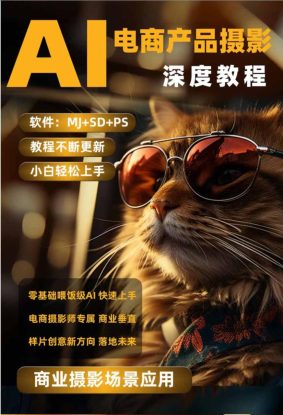 （19262期）AI电商人像摄影实战课·SD多端部署｜MJ完整教学｜家电护肤家具商品图人像写真全案例_生财有道创业项目网