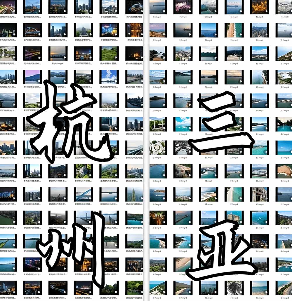 图片[4]-（19309期）热门全国旅游风景素材！4K全国旅游景点素材库，7250款素材，旅行达人城市航拍风景风光高清短视频_生财有道创业项目网-生财有道