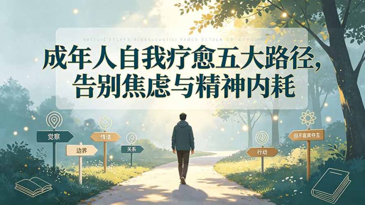 （19516期）付费文章：成年人自我疗愈五大路径，告别焦虑与精神内耗_生财有道创业项目网