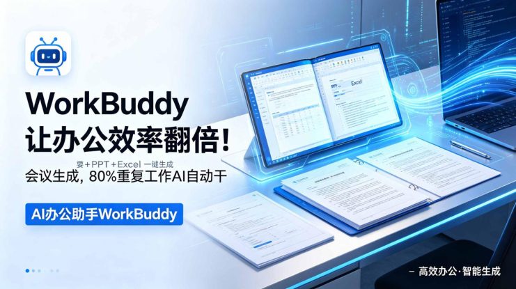 （18859期）WorkBuddy让办公效率翻倍！会议纪要+PPT+Excel一键生成，80%重复工作AI自动干_生财有道创业项目网