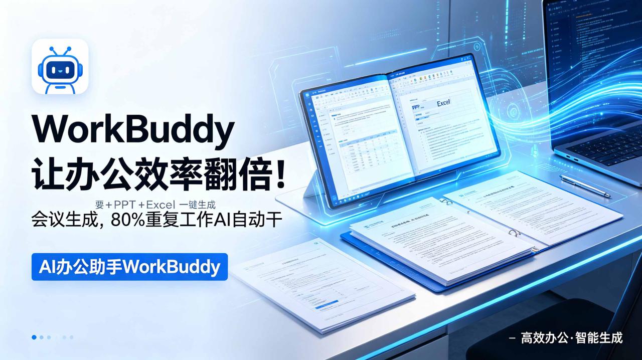 图片[1]-（18859期）WorkBuddy让办公效率翻倍！会议纪要+PPT+Excel一键生成，80%重复工作AI自动干_生财有道创业项目网-生财有道