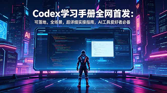 （18871期）Codex学习手册全网首发：可落地，全场景，超详细实操指南，AI工具爱好者必备_生财有道创业项目网