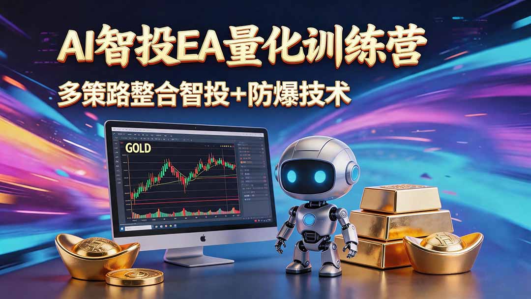 图片[1]-（18880期）AI智投EA量化运营技术，自动化黄金操盘技术，小白也可以轻松上手日入1000+_生财有道创业项目网-生财有道