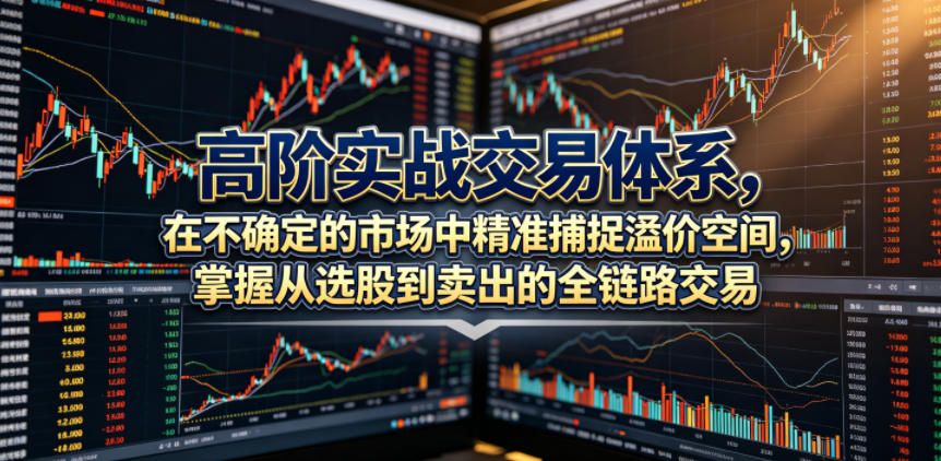 图片[1]-高阶实战交易体系，在不确定的市场中精准捕捉溢价空间，掌握从选股到卖出的全链路交易心法（更新6月）——生财有道创业项目网-生财有道