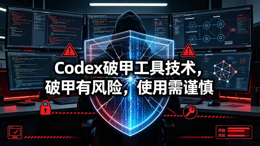 图片[1]-（19533期）Codex破甲工具技术，破甲有风险，使用需谨慎_生财有道创业项目网-生财有道