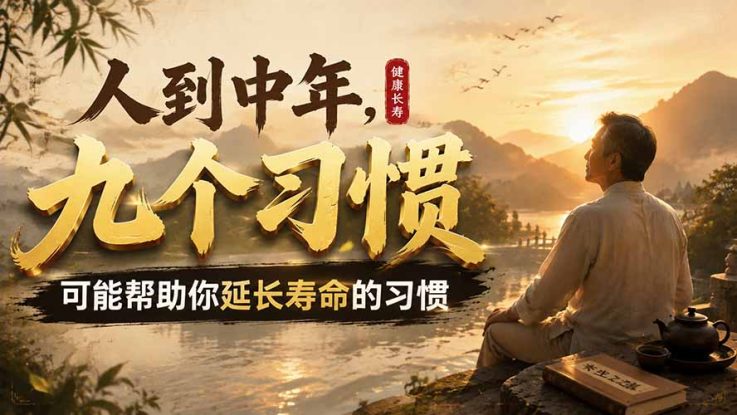 （19707期）付费文章：人到中年，九个可能帮助你延长寿命的习惯_生财有道创业项目网