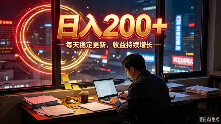 （19715期）番茄达人变现新玩法，全自动运行 每日300+_生财有道创业项目网